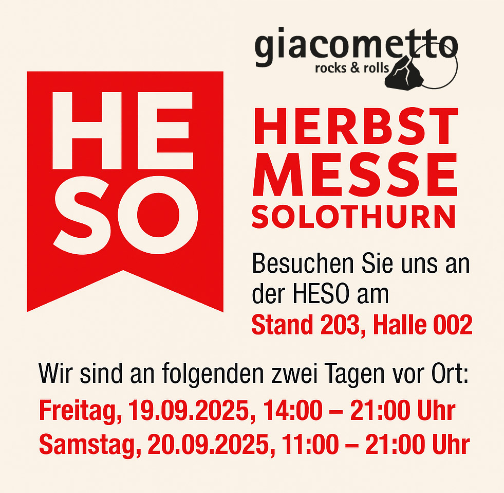 Einladung HESO Herbstmesse giacometto 2025
